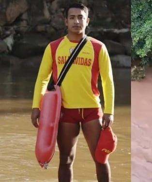 Policía falleció durante rescate de personas en río Sisa.