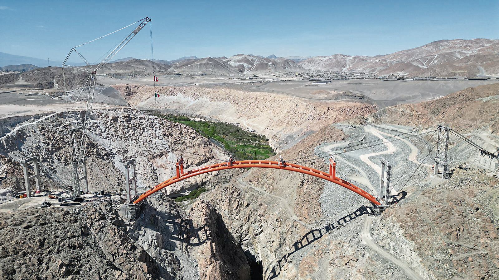 Arco metálico es uno de los componentes del eje vial Arequipa La Joya (Foto: Difusión)