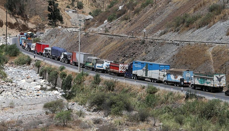 Carretera Central. (Andina)