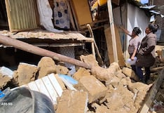 Huancayo: Bienes y mercadería de cuatro familias quedan bajo escombros tras desborde (VIDEO)