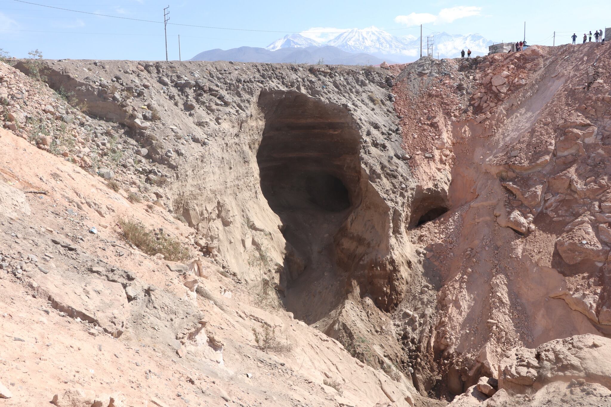 Forado en autopista Arequipa - La Joya. Foto: cortesía.