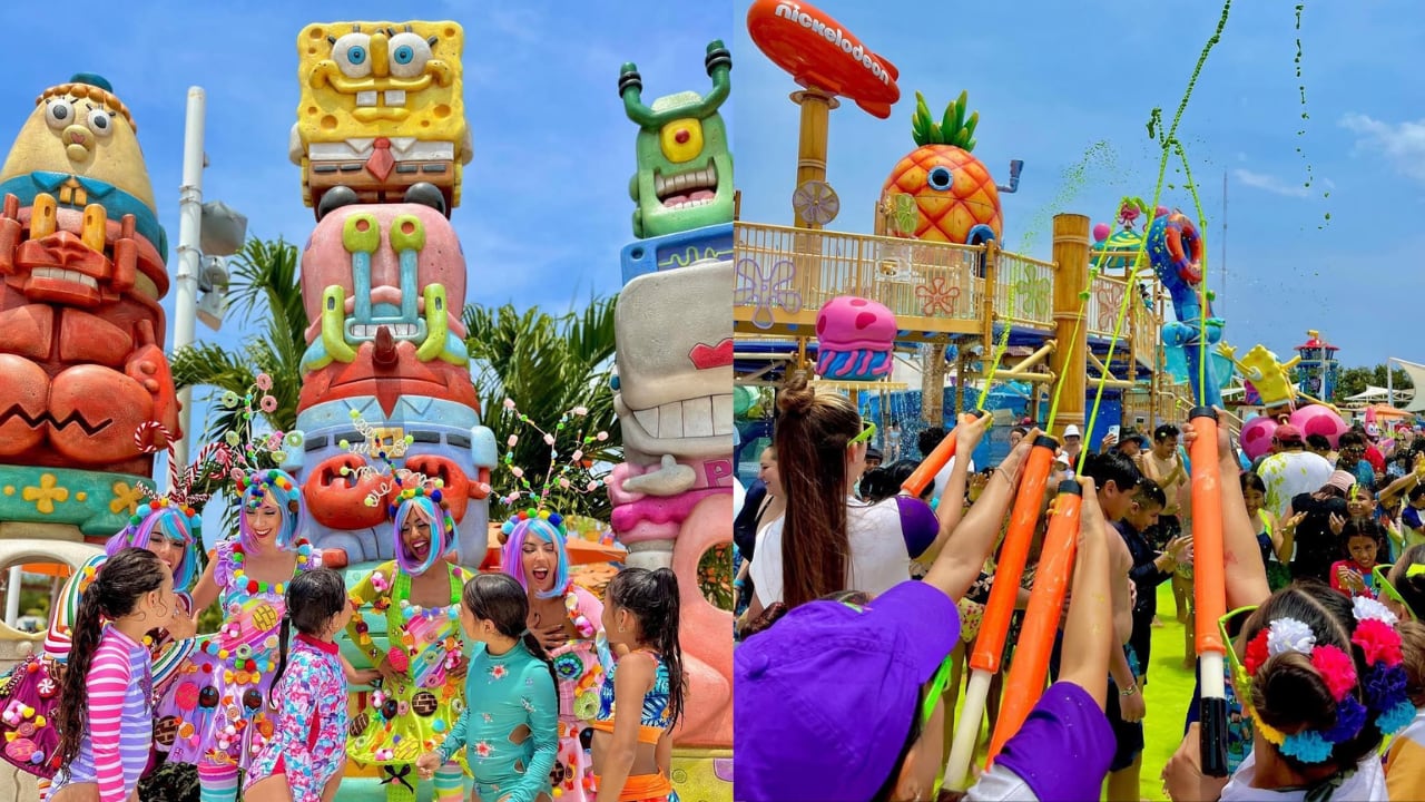 El evento inspirado en Fondo de Bikini ofrecerá tres días de entretenimiento con personajes, slime, conciertos y carreras familiares.