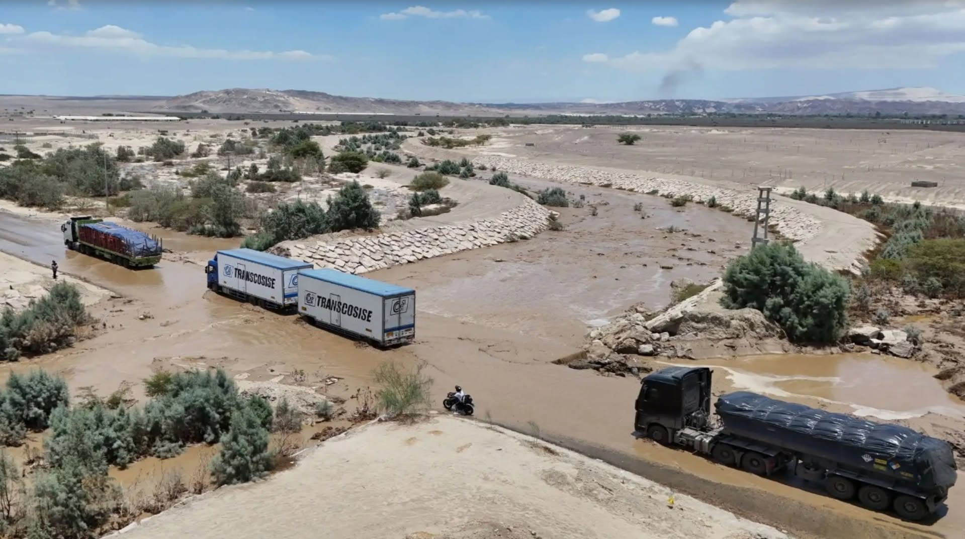 Ica: nuevo huaico podría repetir el bloqueo de la Panamericana Sur por falta de puente en Ocucaje