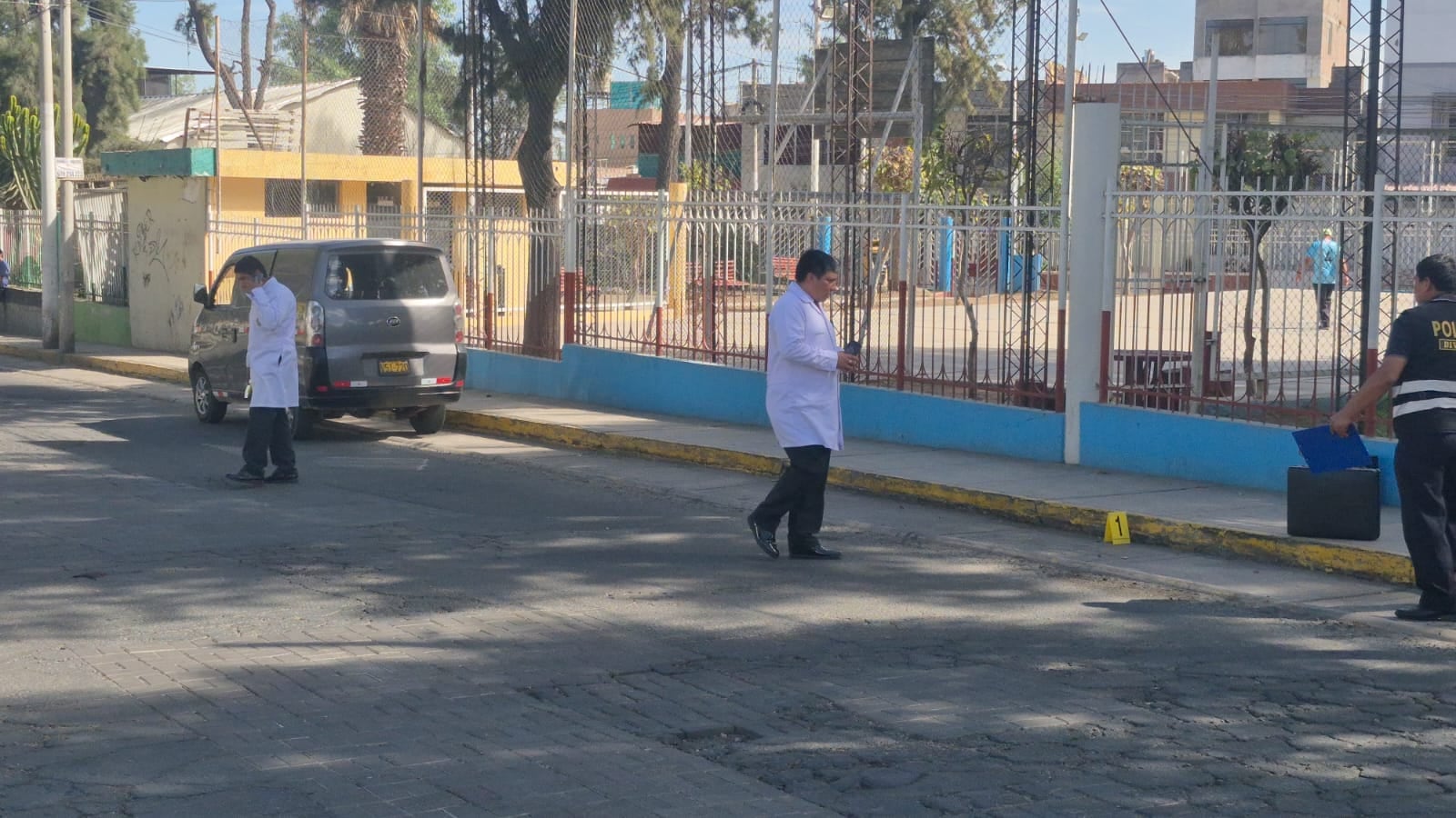 Ladrones hicieron un disparo para asaltar los 50 mil soles en Arequipa (Foto: Pedro Torres/@photo.gec)
