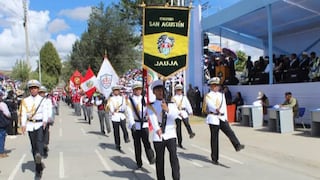 Derroche de civismo en desfile por el aniversario de Jauja