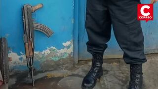 Cercado de Lima: Suboficial de la Policía olvida su fusil en mercado de Mirones Bajo