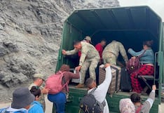 Arequipa: Así evacúan a los pasajeros varados en la Panamericana sur (FOTOS y VIDEO)
