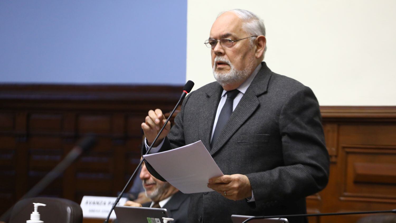 Jorge Montoya, vocero de la bancada de Renovación Popular. Foto: Congreso