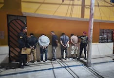 Tacna: Policía detiene a cinco presuntos ladrones que robaban en vivienda