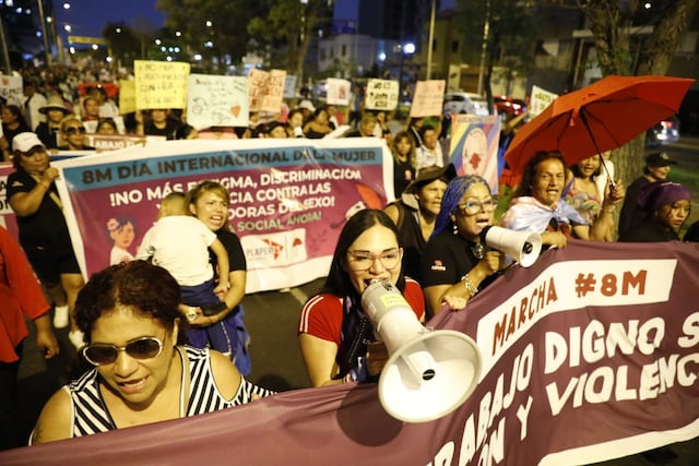 Marcha por el Día de la Mujer 2024.