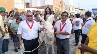 Población católica vivió con gran fervor el Domingo de Ramos en Pisco