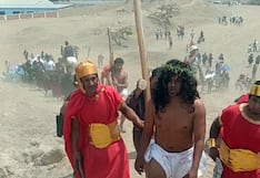 Chincha: comunidad de Tambo de Mora vuelve a revivir el vía crucis por Semana Santa