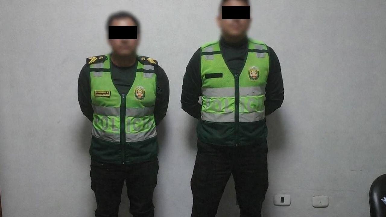 Según la Policía, sorprendieron a dos hombres realizando labores de vigilancia.