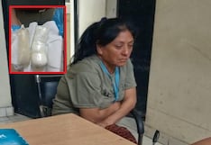 Mujer fue capturada por ingresar droga a penal de varones de Trujillo