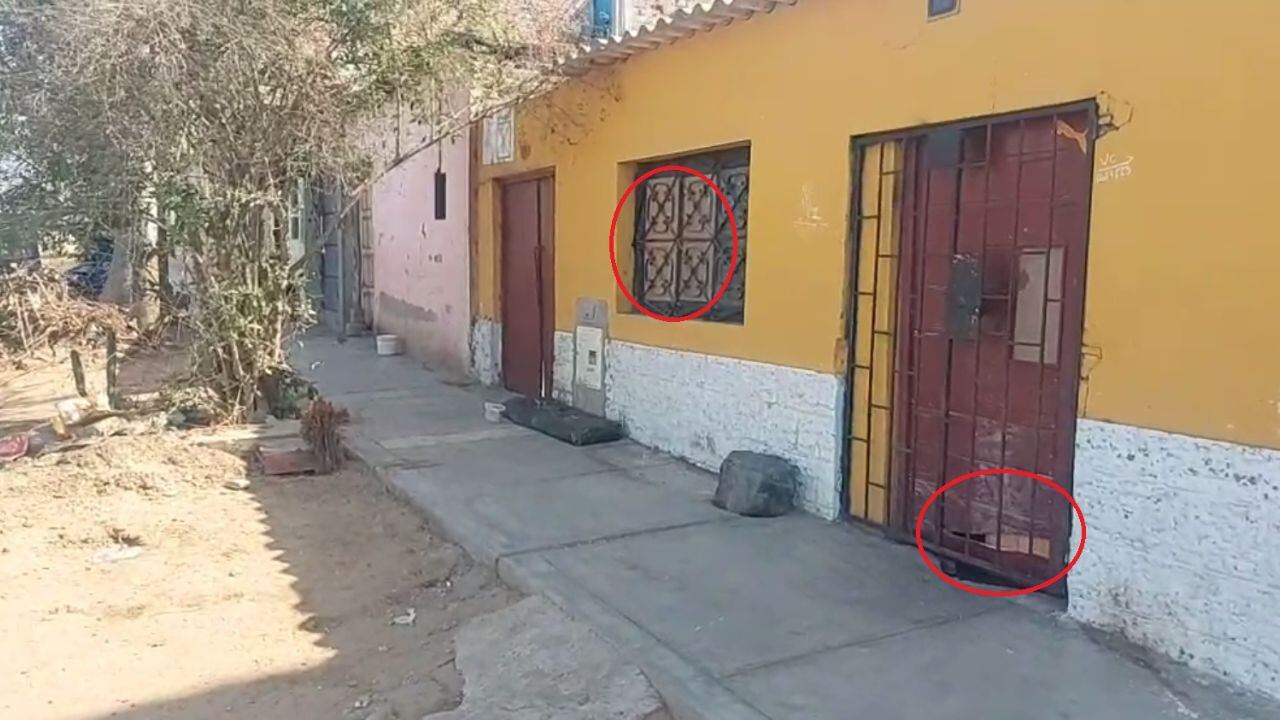 Ataque se registró en una vivienda del distrito de La Esperanza. Al parecer, se trataría por el pago pendiente, bajo la modalidad de “gota a gota”. (Foto: Cosmos Noticias)