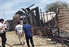 Piura: Siete familias pierden sus viviendas por incendios en La Unión