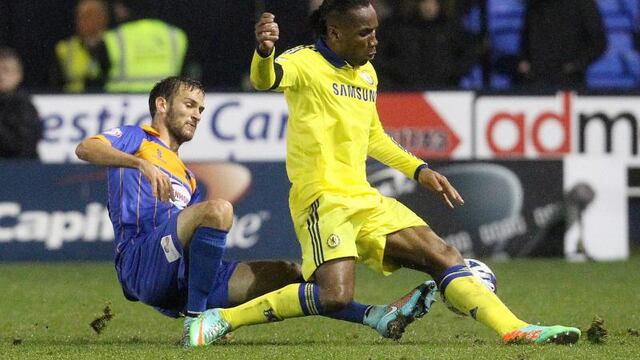 Capital One Cup: Chelsea sufrió para eliminar al modesto Shrewsbury