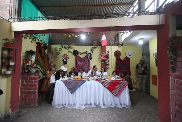 Roberto Sánchez: así fue el desayuno electoral junto a su familia en Huaral (Fotos: Jesús Saucedo/GEC)