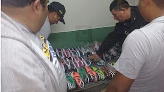 Minivan cae con contrabando en Estique Pampa