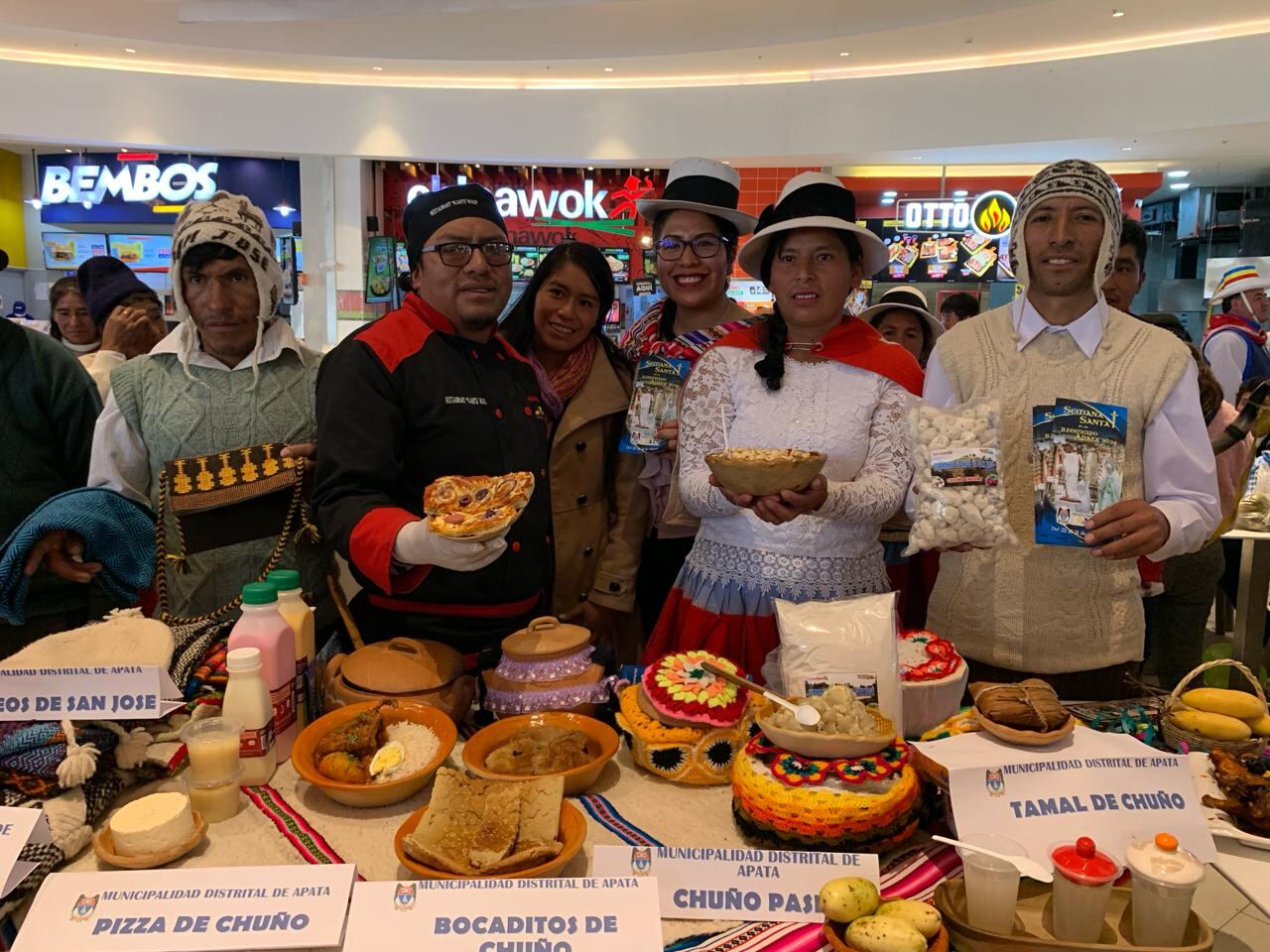 En anexo de San José de Apata elaboran alimentos a base del chuño y otros.