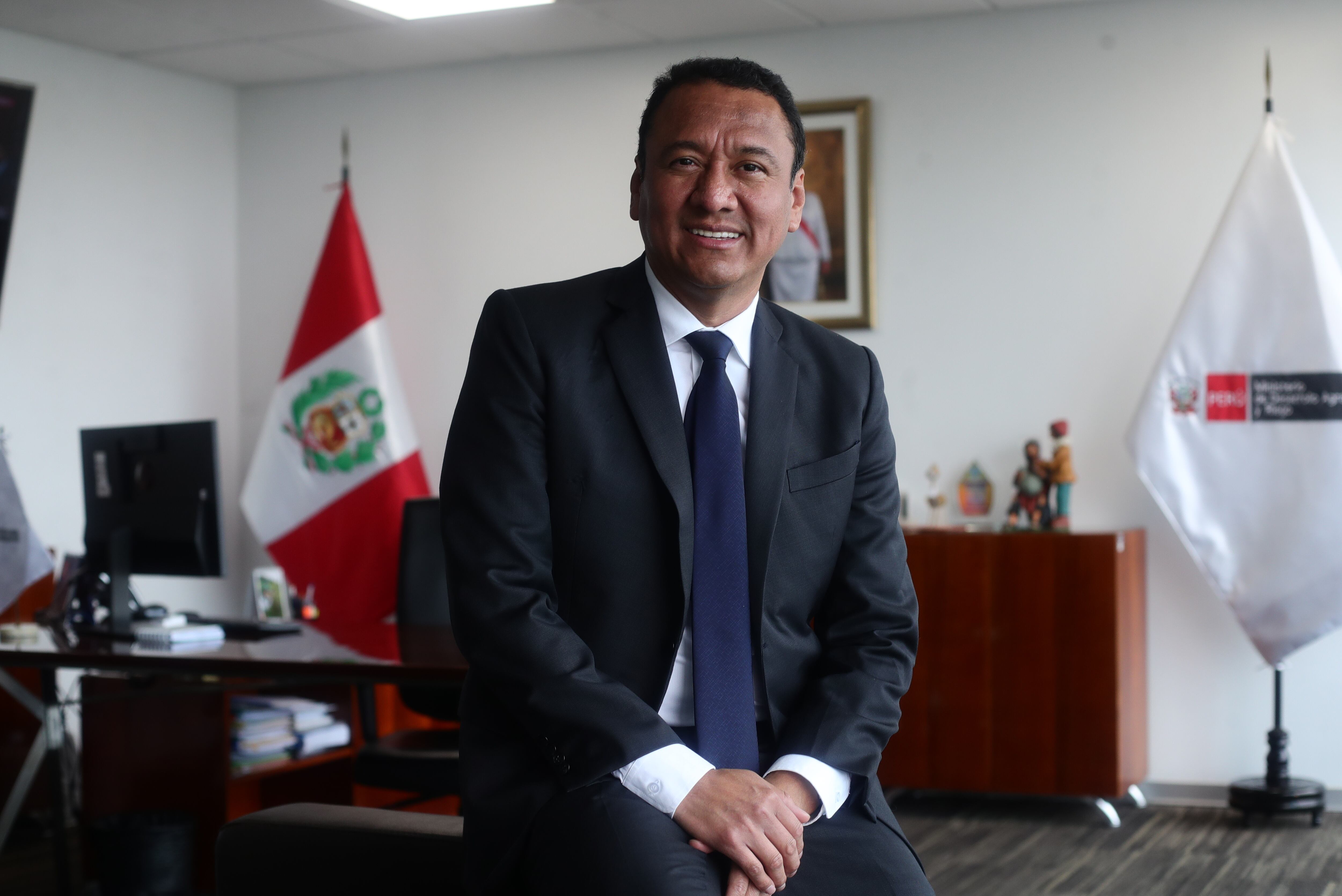 Reconoció que aunque las lluvias en el sur de Ecuador podrían beneficiar a la sierra piurana, “confiarse de las lluvias no es lo adecuado”. (Foto: Jesús Saucedo)