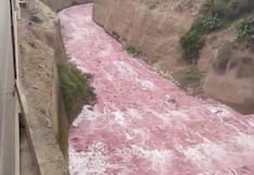 Fiscalía investiga tonalidad rojiza en el río Rímac