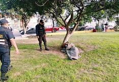 Trujillo: Retiran a cuatro extranjeros que dormían en el óvalo La Marina