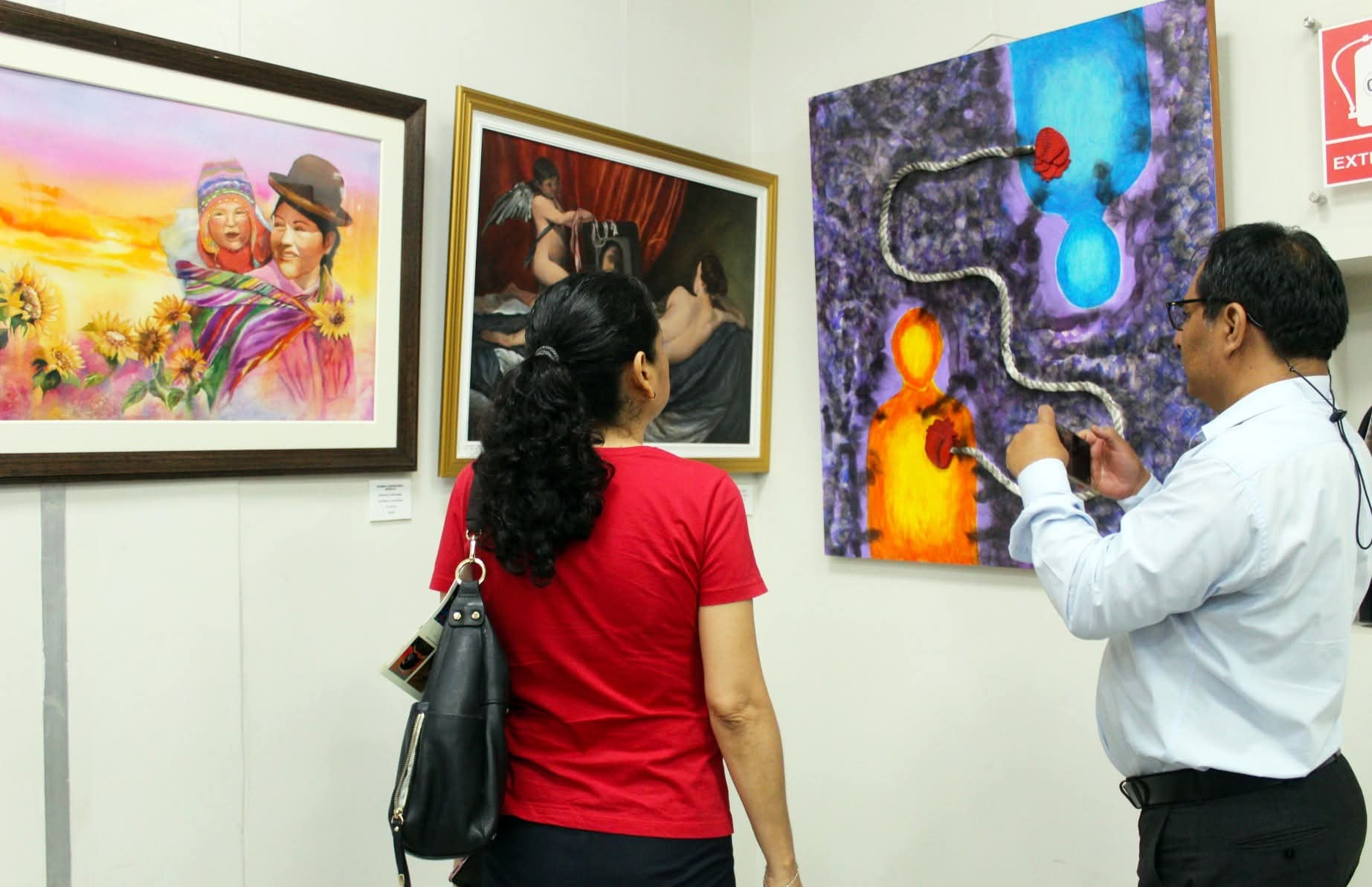 En el ICPNA se expone “Vanguardia: encuentro de artistas y nuevos talentos”.