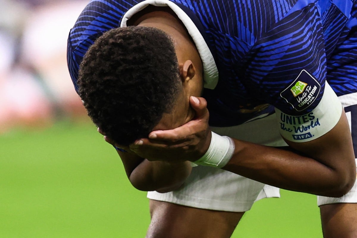 Kylian Mbappé de Francia se despide del Mundial 2026. Foto: Agencia AFP.