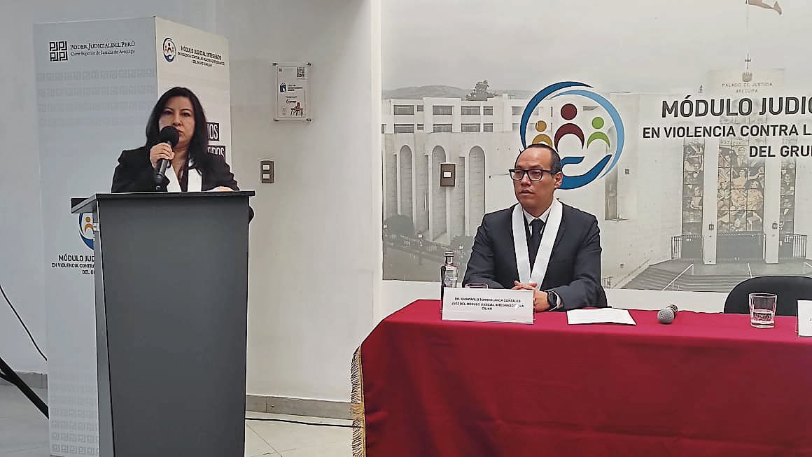 Módulo Judicial Integrado en Violencia Familiar de la Corte Superior de Justicia de Arequipa emite medidas de protección en 24 horas. Foto: GEC.