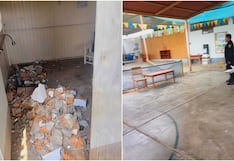 Chincha: bandidos saquean colegio inicial N° 247 del centro poblado Huampullo en Alto Larán