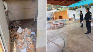 Chincha: bandidos saquean colegio inicial N° 247 del centro poblado Huampullo en Alto Larán