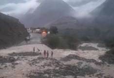 Pisco: lluvias intensas provocan huaicos y bloquean vías en Huáncano