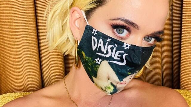 Katy Perry vende mascarillas para donar las ganancias a organización que lucha contra el coronavirus