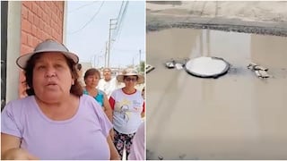 Ica: familias denuncian constantes colapsos de desagüe en Los Espinos