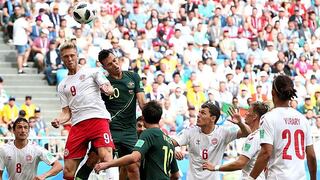 Dinamarca empató 1-1 con Australia y trepa a la punta del grupo C