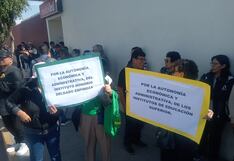 Sindicatos de institutos superiores de Arequipa exigen respeto de autonomía