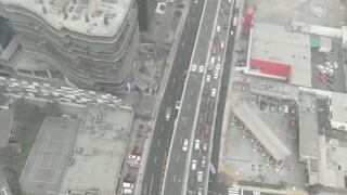 Óvalo Monitor: así se ve la congestión vehicular desde la Av. La Molina hacia San Isidro tras inaugurarse obra 