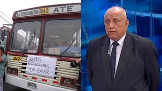 Transportistas en Lima y Callao realizarán mañana paro con apagado de motores y marcha “hombre máquina”