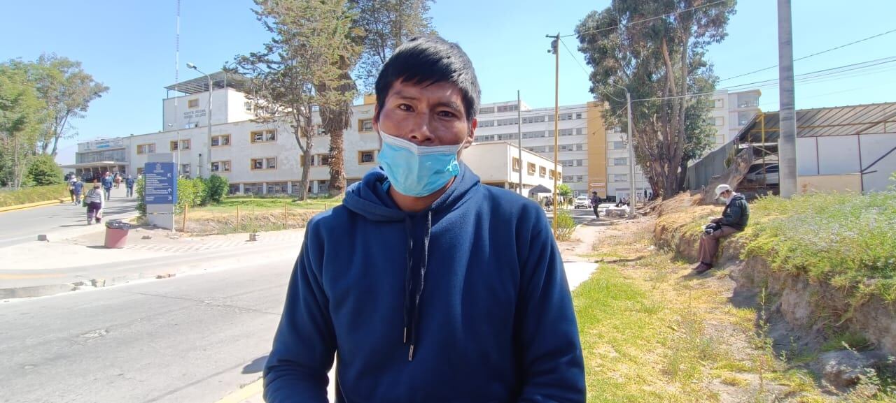 Busca ayuda de la población arequipeña (Foto: Pedro Torres)