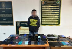 Banda cae con 220 teléfonos reportados como hurtados en Cusco