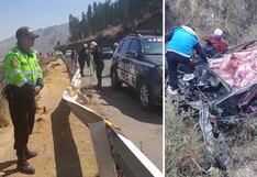 Madre e hijo caen a un abismo de 300 metros en la vía Huancayo – Huancavelica (VIDEO)