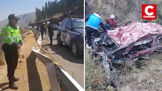 Madre e hijo caen a un abismo de 300 metros en la vía Huancayo – Huancavelica (VIDEO)