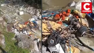 Junín: Camión cae 50 metros al río Tarma en San Ramón y deja un muerto