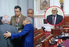 Congresista Jorge Montoya sufre caída durante sesión en el Parlamento