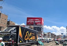 Tráfico infernal en principales avenidas de Huancayo por compras navideñas de última hora