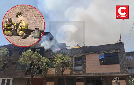 Falla en regulador desata incendio y emergencia movilizó a bomberos de Huancayo