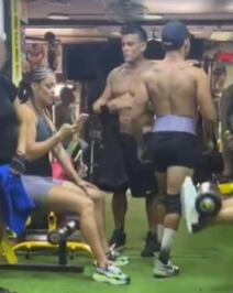 Christian Domínguez y Karla Tarazona son captados entrenando junto