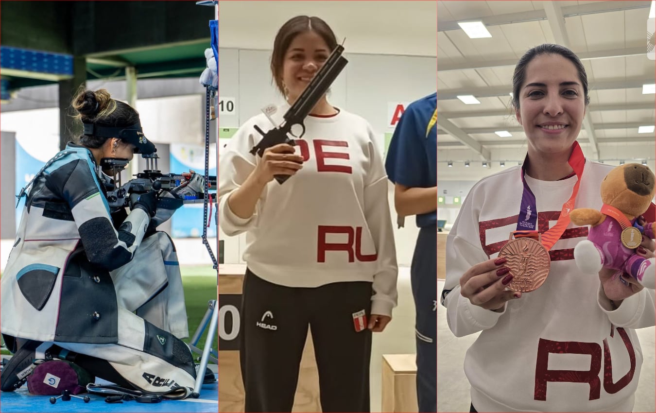 Arequipeñas le dan cinco medallas a Perú en tiro deportivo en los Juegos Sudamericanos. Foto: IPD/Team Perú.