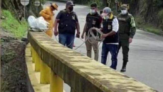 Rescatan cuerpo de joven huanuqueño lanzado desde un puente en Colombia
